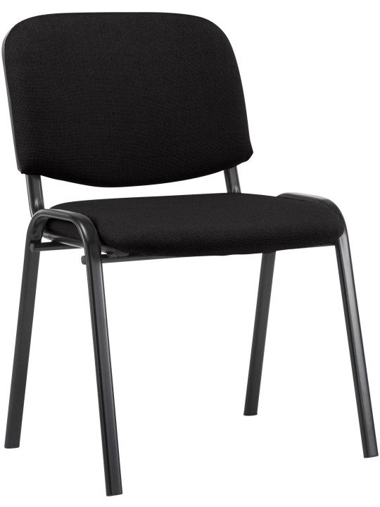 Scaun vizitator Ken material, negru Scaun vizitator Ken material, negru