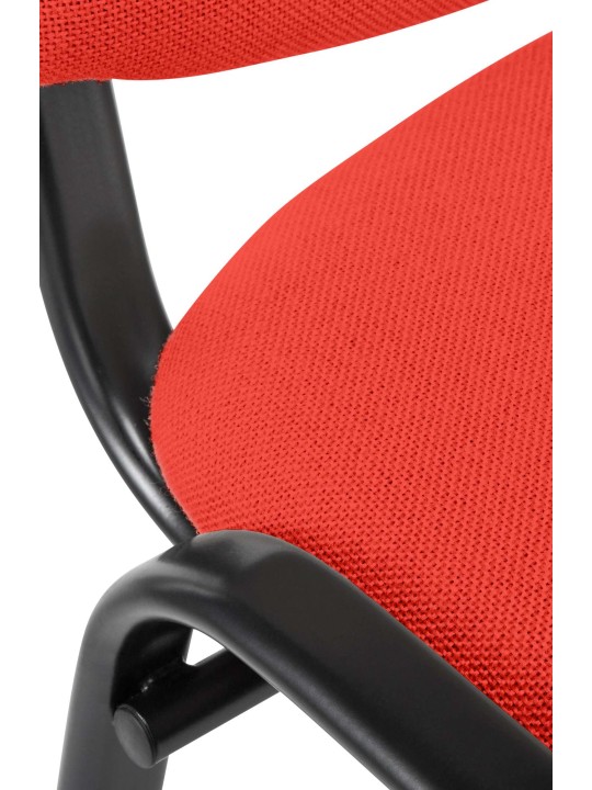 Scaun vizitator Ken material, roșu