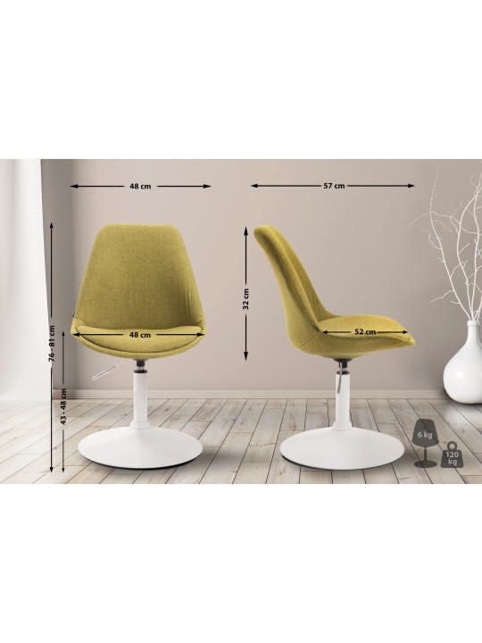 Scaun Maverick W stofa, verde