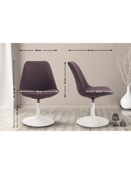 Scaun Maverick W stofa, maro Scaun Maverick W stofa, maro