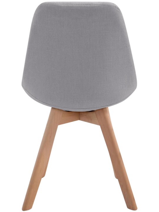 Scaun vizitator Borneo V2 țesătură Natura, gri