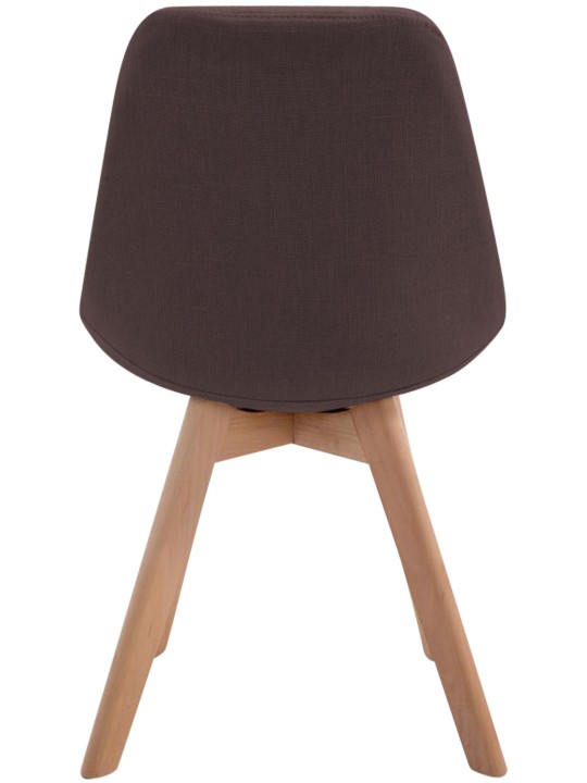 Scaun vizitator Borneo V2 țesătură Natura, maro