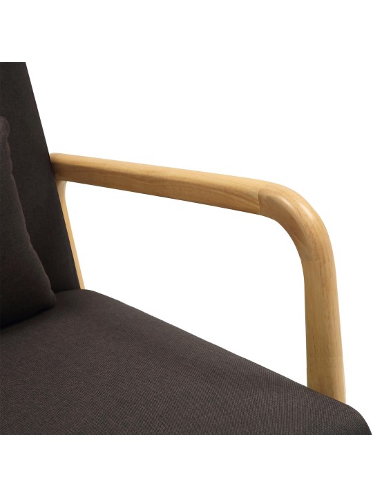 Fotoliu țesătură Hibbing, maro