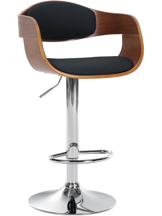 Scaun de bar Kingston C, nuc/negru