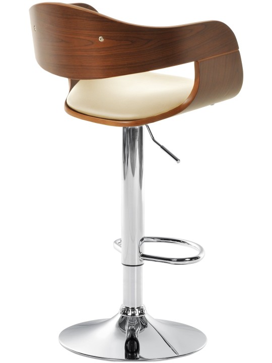 Scaun de bar Kingston C, nuc/crem