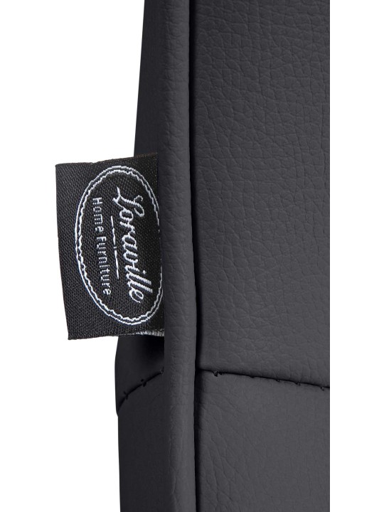 Scaun de bar Vonore imitatie piele, negru Scaun de bar Vonore imitatie piele, negru