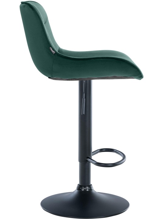 Scaun de bar Vonore catifea, verde