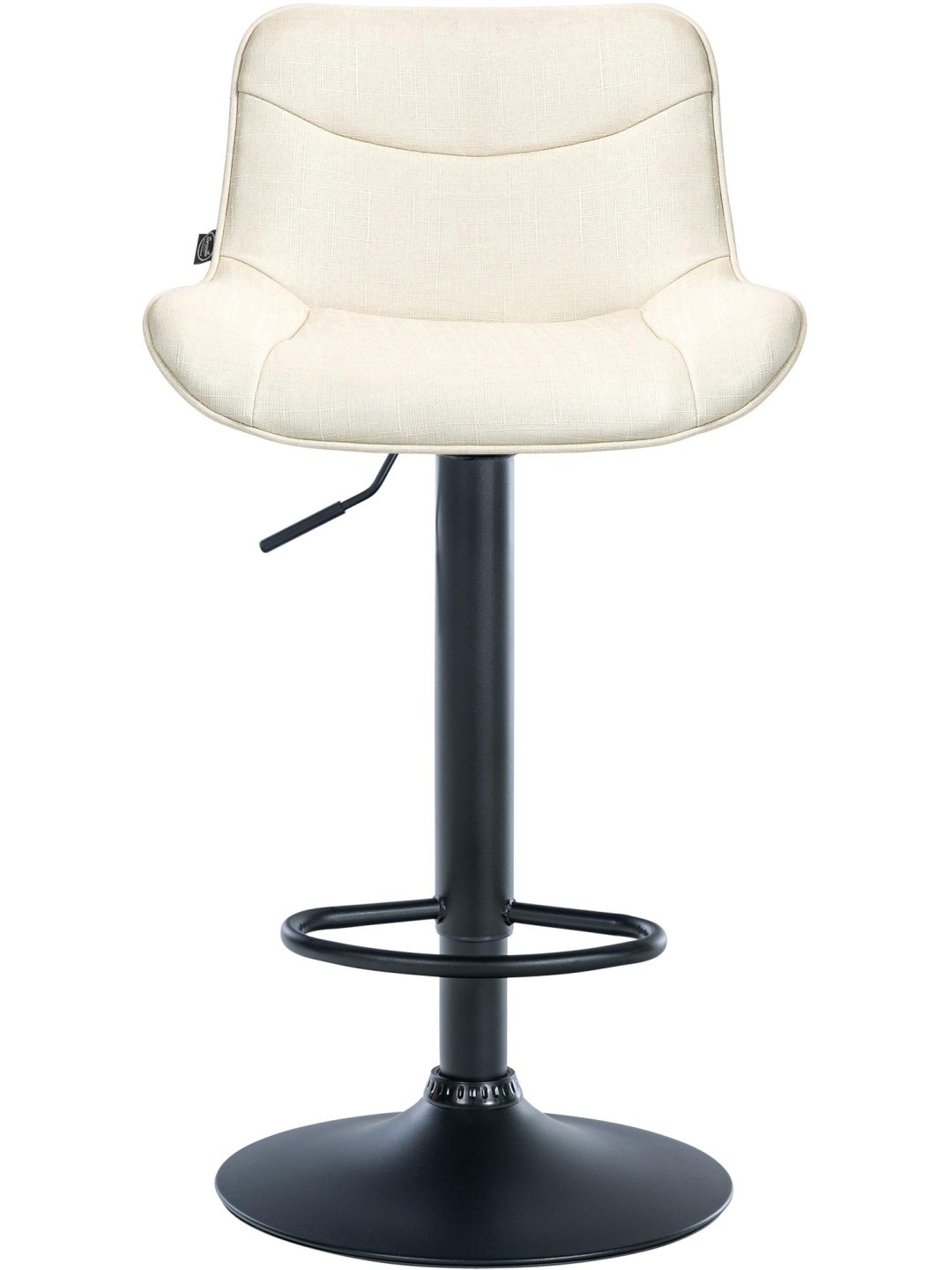 Scaun de bar Tesatura Vonore, crem