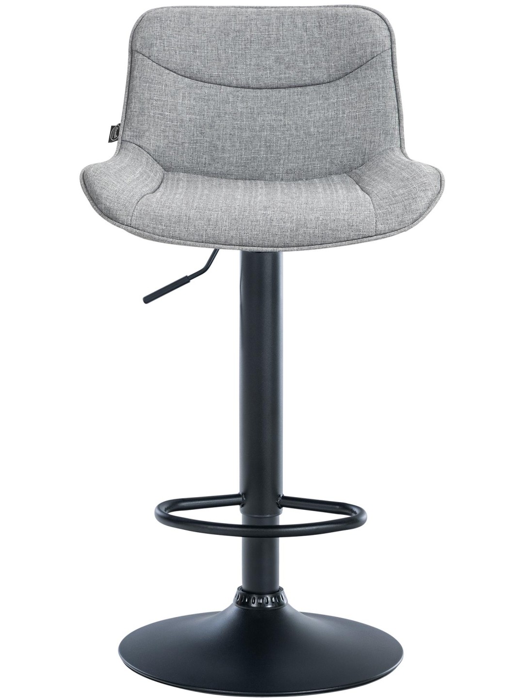 Scaun de bar Tesatura Vonore, gri