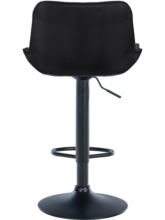 Scaun de bar Tesatura Vonore, negru Scaun de bar Tesatura Vonore, negru