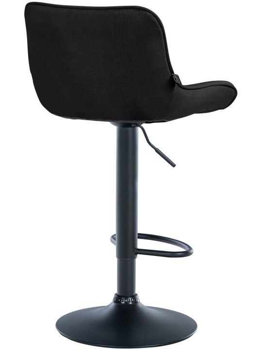 Scaun de bar Tesatura Vonore, negru Scaun de bar Tesatura Vonore, negru