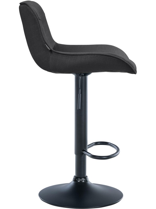 Scaun de bar Tesatura Vonore, gri închis