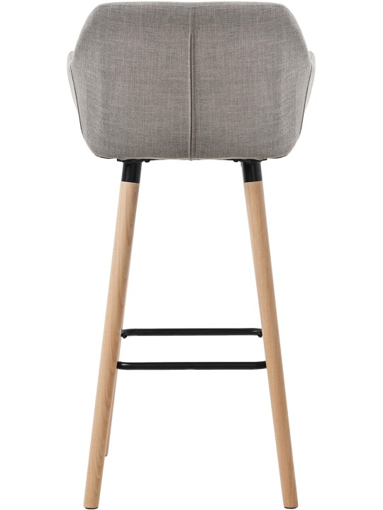 Scaun de bar Tesatura Grant, gri
