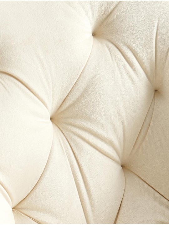 Scaun de sufragerie Antigo catifea, crem Scaun de sufragerie Antigo catifea, crem