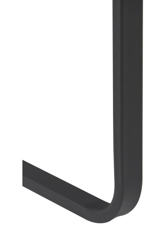 Sezlong Manea imitatie piele, negru