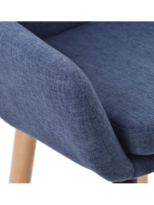 Set 2 scaune de bar Tesatura Grant, albastru închis