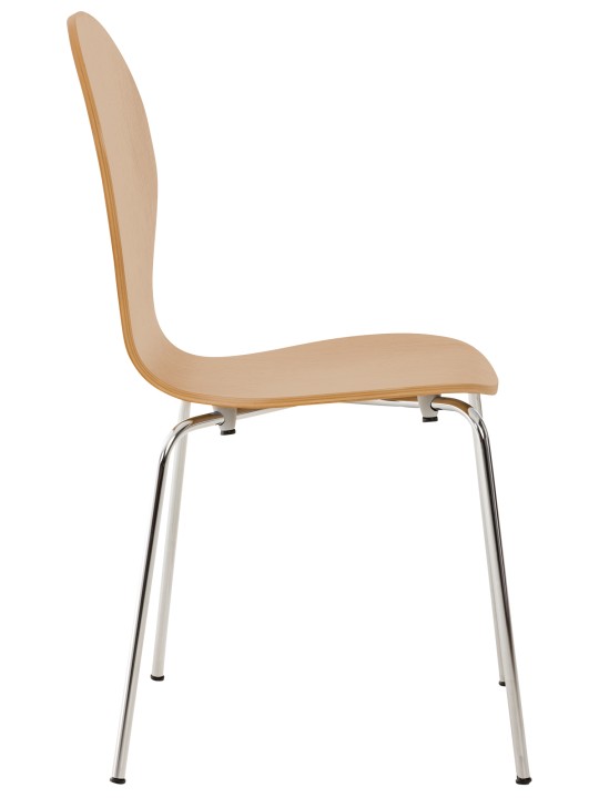 Set 2 scaune vizitator Diego, stejar