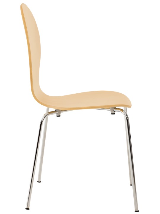 Set de 4 scaune vizitator Diego, natural Set de 4 scaune vizitator Diego, natural