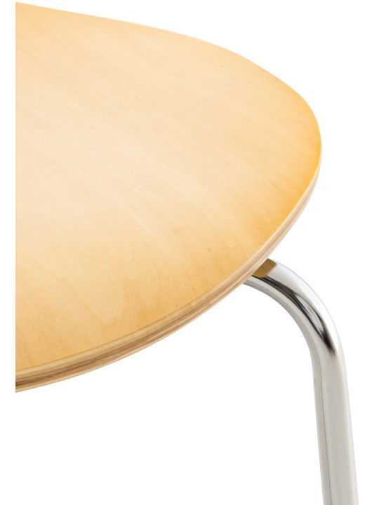 Set de 4 scaune vizitator Diego, natural Set de 4 scaune vizitator Diego, natural