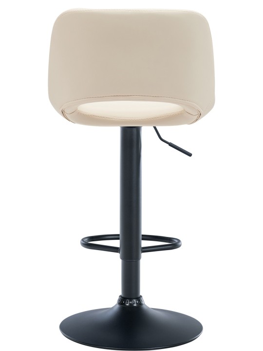 Scaun de bar Camden imitatie piele, crem