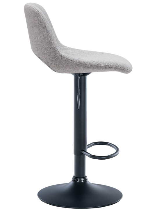 Scaun de bar Tesatura Camden, gri deschis Scaun de bar Tesatura Camden, gri deschis