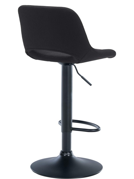 Scaun de bar Tesatura Camden, negru