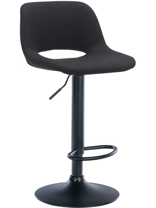 Scaun de bar Tesatura Camden, negru