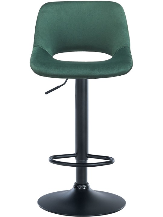 Scaun de bar Camden catifea, verde Scaun de bar Camden catifea, verde