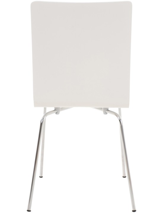 Set de 4 scaune vizitator Pepe, alb