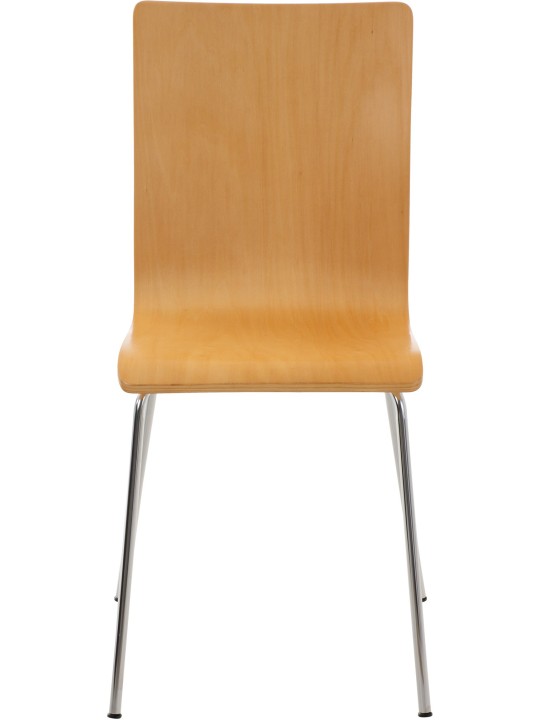 Set 2 scaune vizitator Pepe, natural