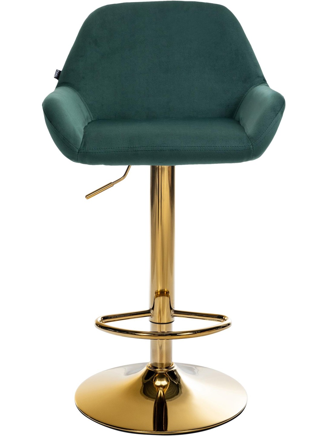 Scaun de bar Braga Gold Velvet, verde închis
