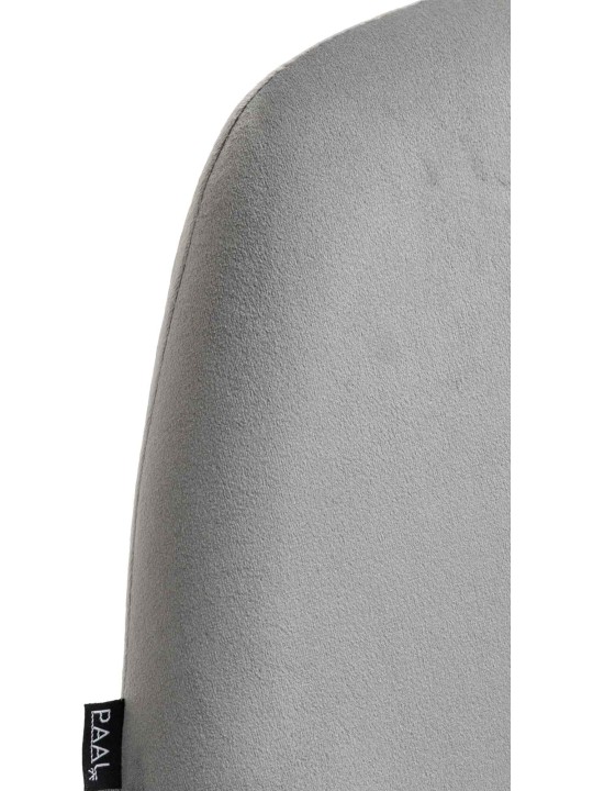 Set 2 scaune de bar Braga Gold Velvet, gri