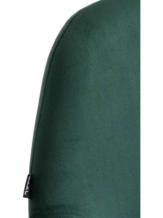Set 2 scaune de bar Braga Gold Velvet, verde închis