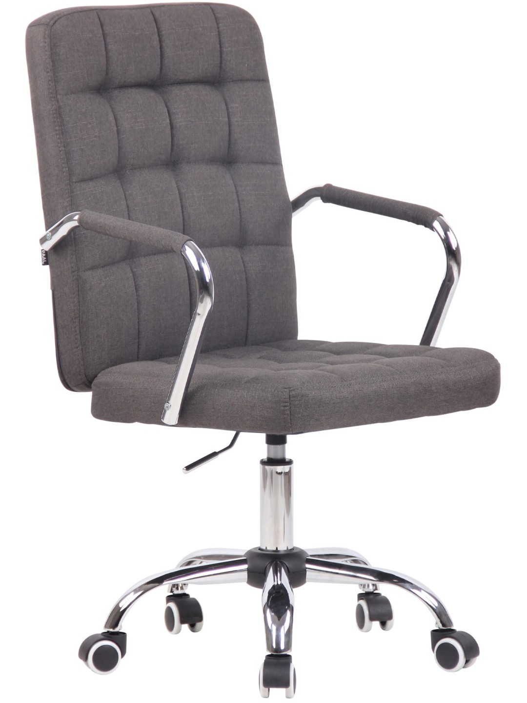 Scaun de birou Tesatura Terni, gri închis