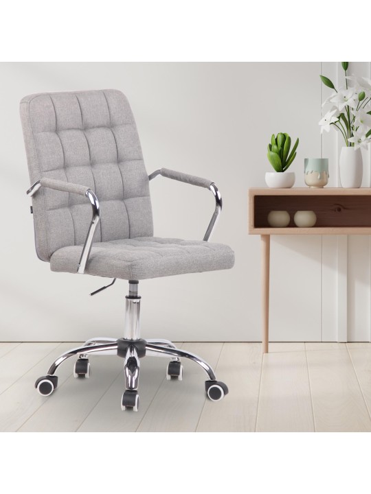 Scaun de birou Tesatura Terni, gri