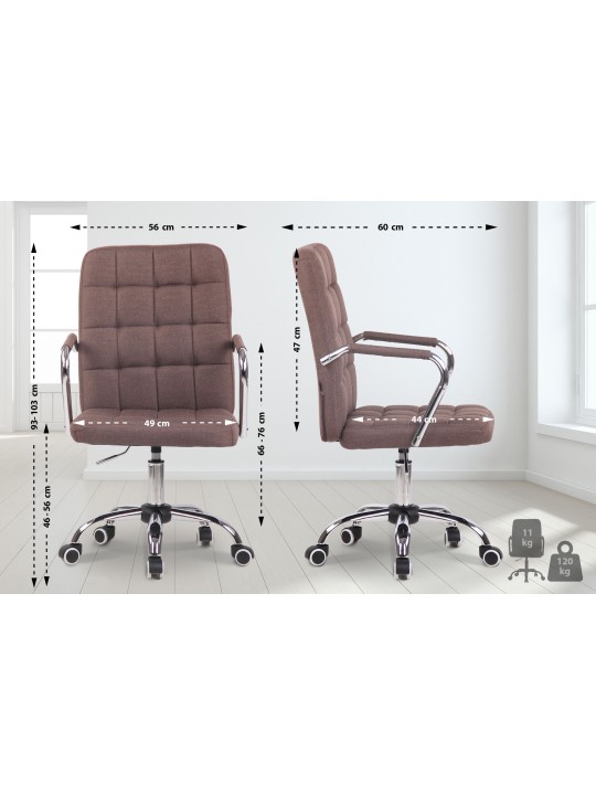 Scaun de birou Tesatura Terni, maro