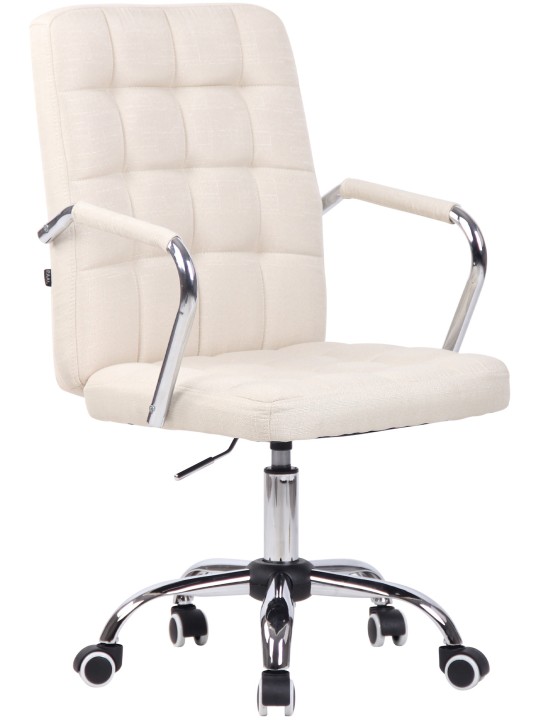 Scaun de birou Tesatura Terni, crem