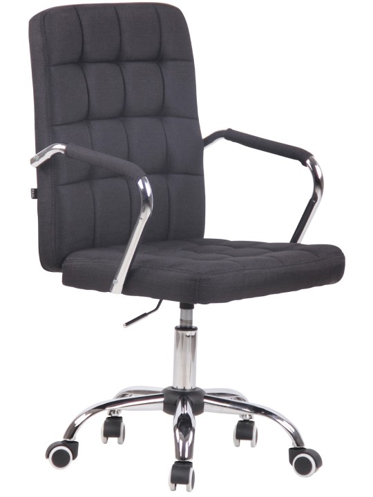 Scaun de birou Tesatura Terni, negru