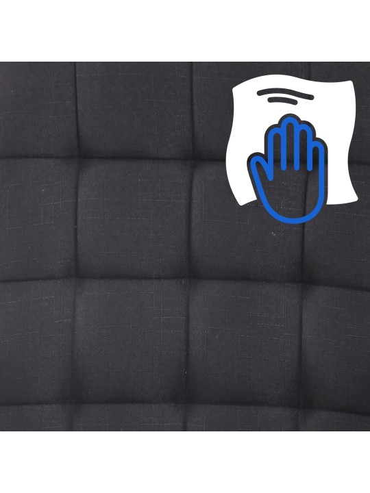 Scaun de birou Tesatura Terni, negru