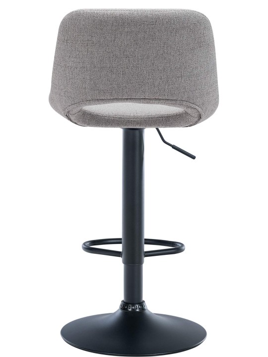 Set 2 scaune de bar Tesatura Camden, gri deschis