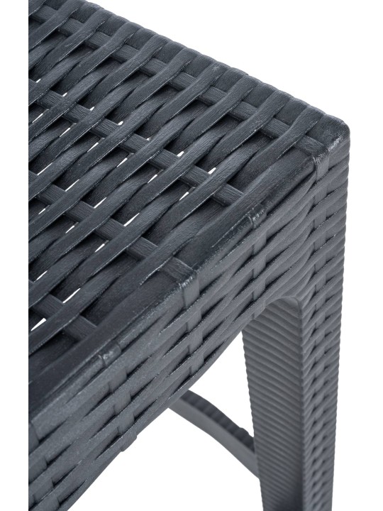 Set 4 scaune de bar Jamaica, gri închis