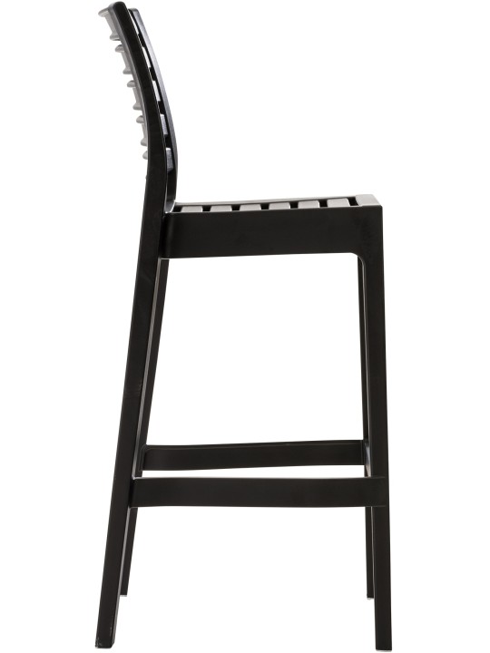 Set 4 scaune de bar Ares, negru