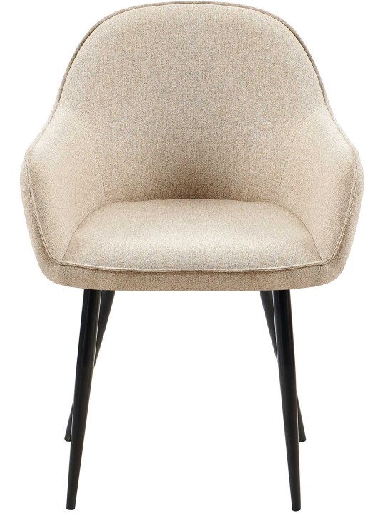 Set 2 scaune de sufragerie stofa Boise, taupe Set 2 scaune de sufragerie stofa Boise, taupe