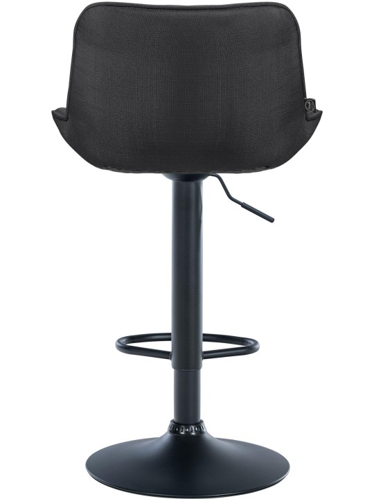 Set 2 scaune de bar stofa Vonore, gri închis