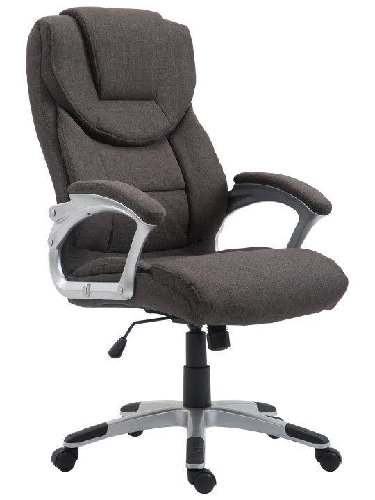 Scaun de birou Texas V2 stofa, gri închis