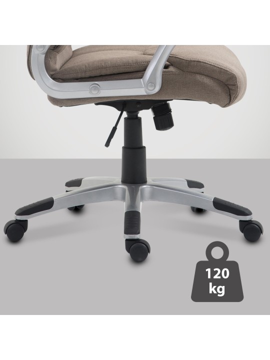 Scaun de birou Texas V2 stofa, taupe Scaun de birou Texas V2 stofa, taupe