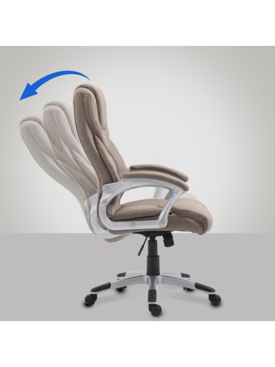 Scaun de birou Texas V2 stofa, taupe Scaun de birou Texas V2 stofa, taupe