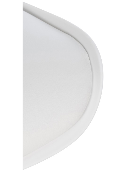 Scaun de bar Gilbert plastic, alb