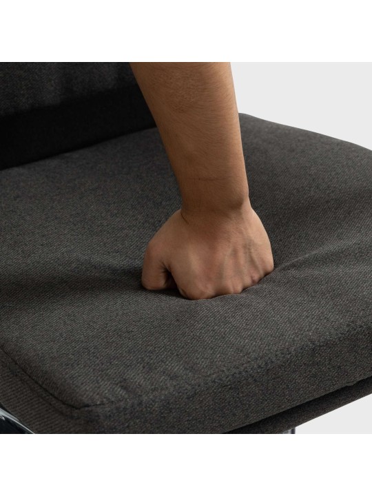 Scaun de birou tesatura Cleveland, gri închis