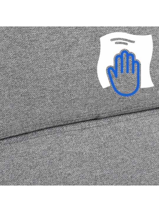 Scaun de birou tesatura Cleveland, gri